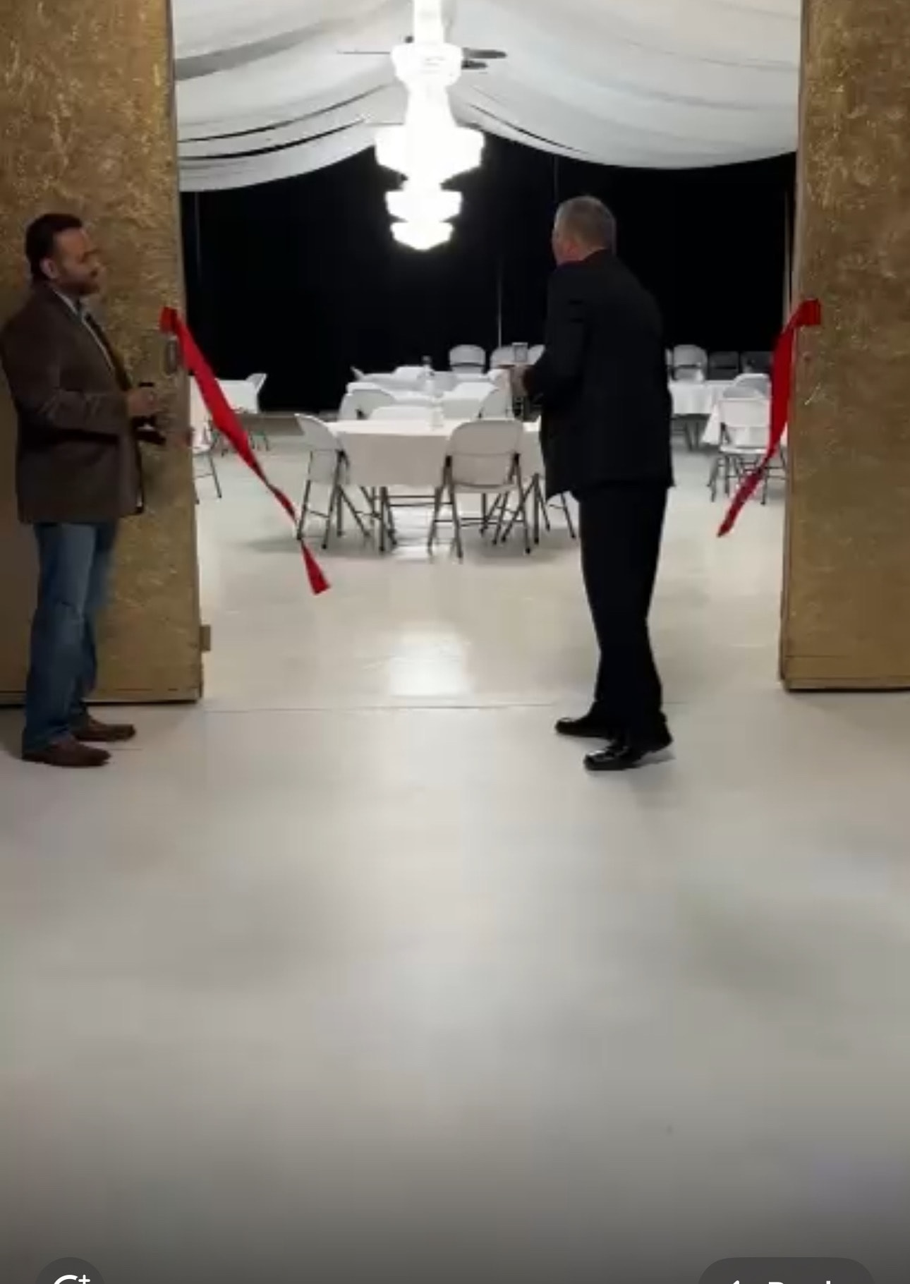 Conference Center — event setup